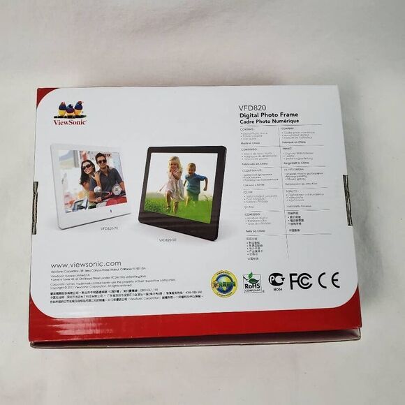 New ViewSonic 8" Digital Photo Frame Accent Frame - Picture 5 of 6